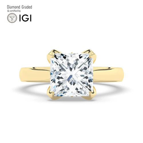 Princess diamond engagement - princess,