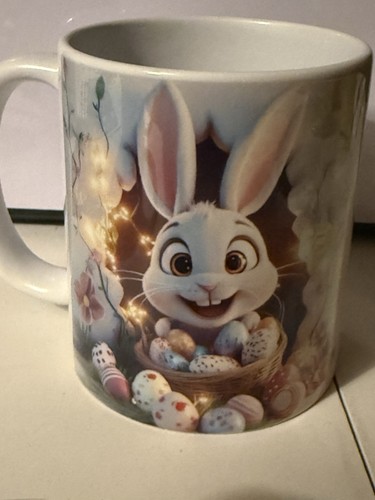 Effect easter bunny mug - 3d,