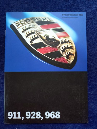 Porsche 911 928 - 968, brochure