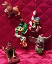 VINTAGE 5 Disney ORNAMENTS