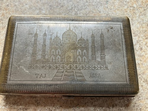 Vintage indian metal cigarette - vintage,