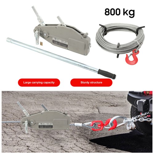 Wire rope puller hand - wire, winch