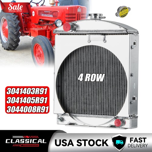 Row aluminum radiator fits - 4,