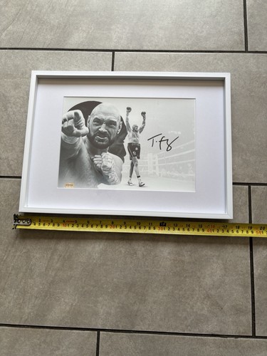 Tyson fury signed photo with - fury,
