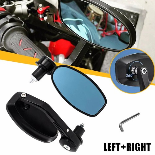 Pair motorcycle rearview - pair, 7/8"