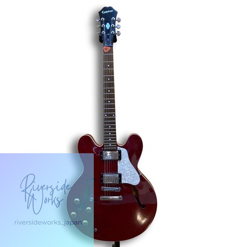 Epiphone dot red semi - dot, semi-hollow