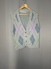 ONLY Knitted Argyle V Neck