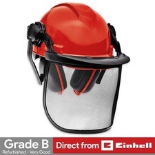 Einhell Forestry Helmet With Ear Defenders BG-SH 2 Red Refurb GRADE B