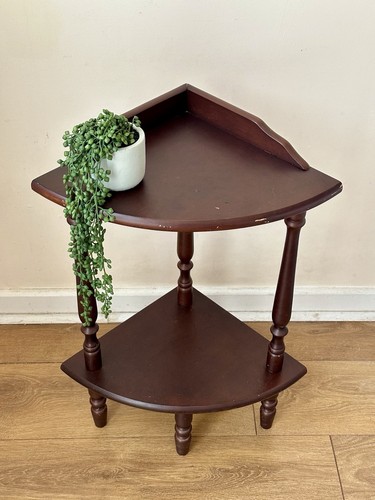 Vintage mahogany wooden corner - vintage,