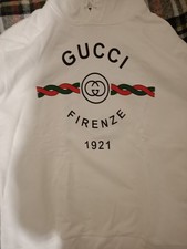 Gucci white hoodie sweatshirt