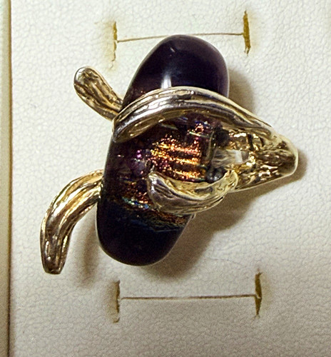 Artisan vintage dichroic fused
