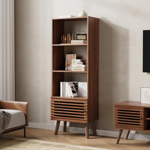 Tier narrow bookcase - 4-tier,