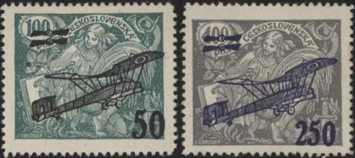 Czechoslovakia 1922 aeroplane - 1922,