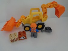 duplo  backhoe digger vehicle