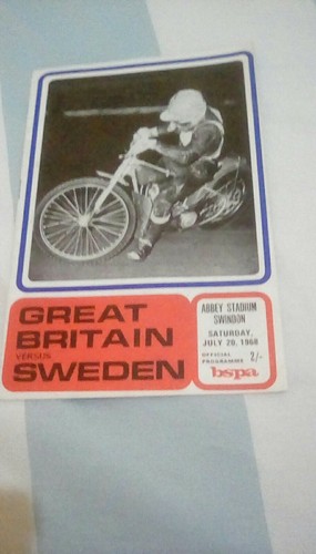 Speedway programme great - programme,