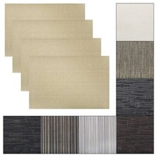 4 Woven Placemats Rectangle