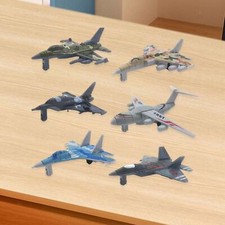6 Pieces Alloy Metal Aircraft