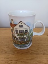 Village Inn’s Stoneware Bone ChinaCoffee Mug by Dunoon Ceramic By Sue Scullard.