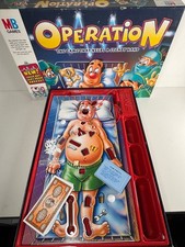 MB Games Operation Funny Skill Game Cavity Sam Steady Hands 6+ Family