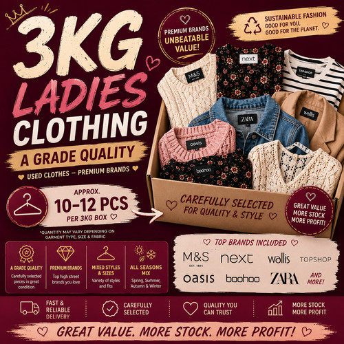 3kg ladies clothing bundle - 3kg,