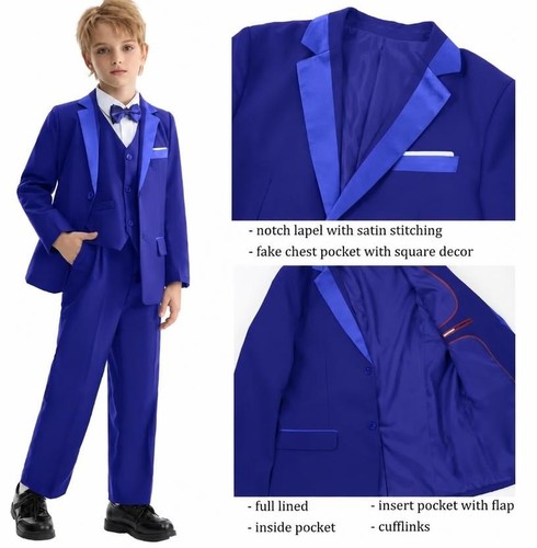 Lolanta boys blue suits tuxedo - blue,