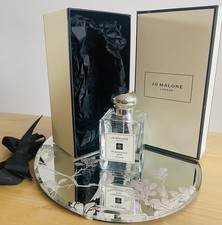 Empty Jo Malone Perfume Bottle and Box for display.