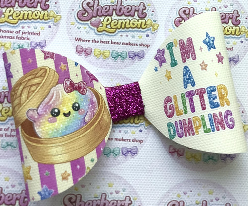 Glitter dumpling printed - glitter,