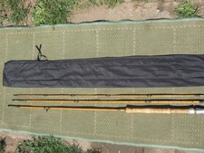 ALLCOCK GUNNER, SPLIT CANE FLY ROD,3 SECTION,10ft 6 inch. VERY GOOD CONDITION.