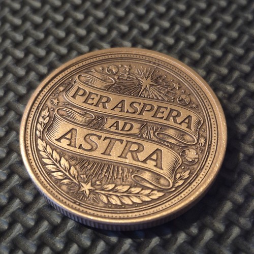 Custom copper golf - ball, marker