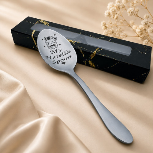 Personalised nutella spoon - personalised,