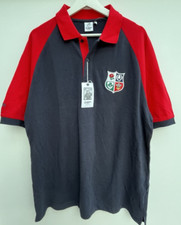British Lions RugbyPolo Shirt Canterbury Short Sleeve Mens Large L BNWT