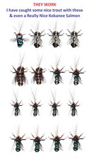 YAZHIDA 16pc Realistic FLY