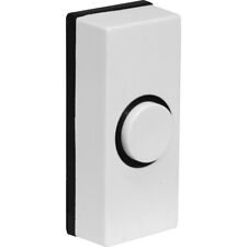 DOOR BELL CHIME BELL PUSH PRESS BUTTON  WHITE BLACK INSERTS