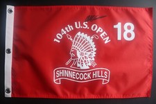 Retief Goosen signed Golf Flag