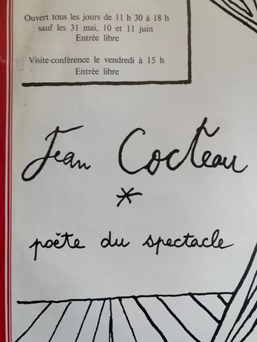 Exhibition poster jean cocteau - exhibition,