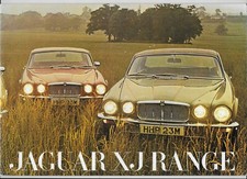 1974 Jaguar XJ brochure: Series 2 Jaguar XJ6, XJ6L, XJ12L, XJ6C & XJ12C cars