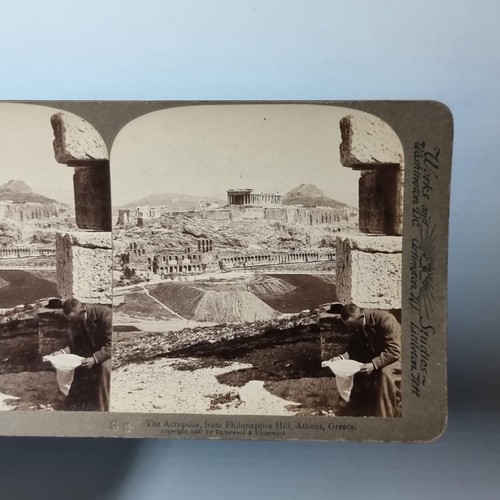 Athens greece stereoview c1900 - greece,