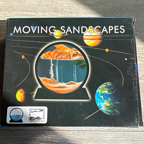 Moving sandscape glass sand - moving,