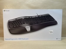 Microsoft Natural Ergonomic Keyboard 4000 (UK Layout) B2M-00008, Black