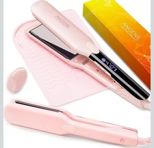 ANGENIL Pro Titanium Flat Iron Hair Straightener 4.5cm Wide 