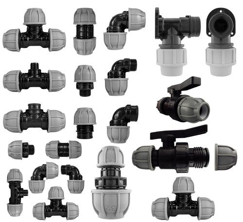 Compression fittings mdpe - compression,