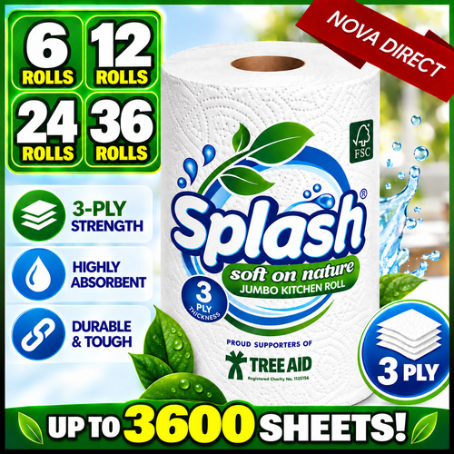 Strong jumbo kitchen roll - strong,