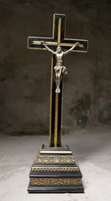 Large Antique French Altar Cross Crucifix