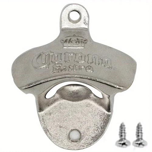 Wall mounted bottle opener - mounted,