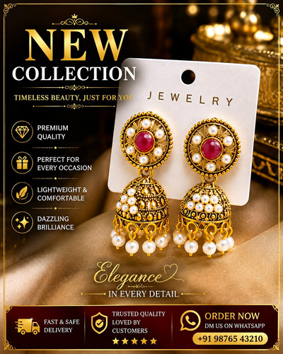 Gold plated red white - gold,