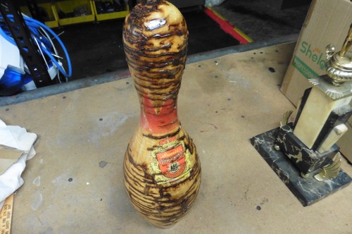 Vintage exotic bowling pin