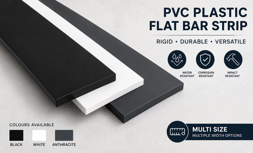Pvc plastic flat bar strip - pvc,