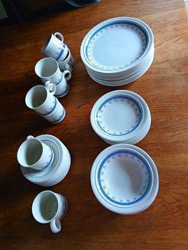 Staffordshire dinner set - dinner,