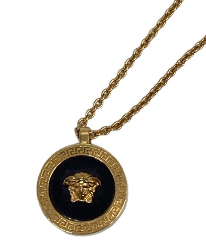 Versace necklace medusa medal - necklace,