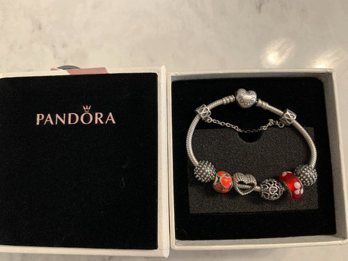 Genuine pandora braclet with - pandora,